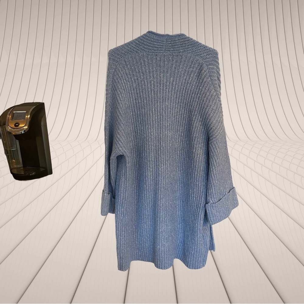 Yesta Blue Women's Belted Cardigan Sweater. Size 14W - Picture 5 of 12